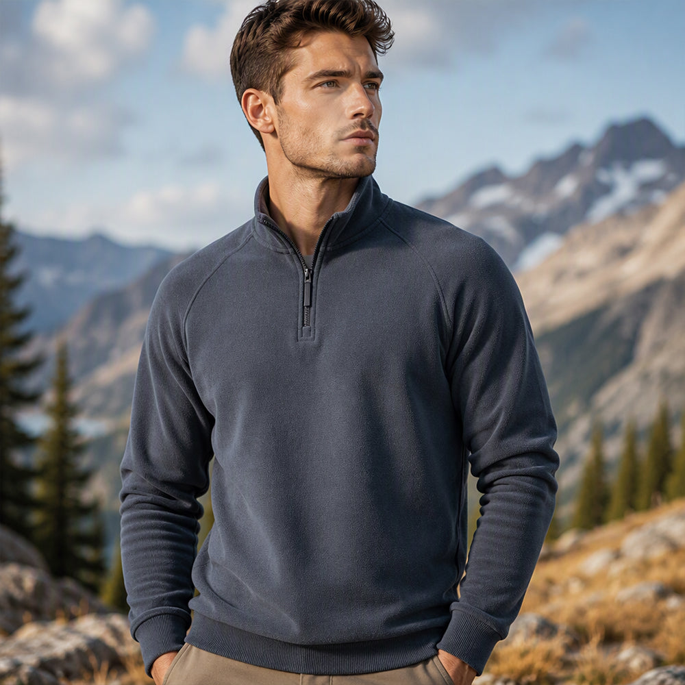 👜 -50 % sur toute la mode femme ! ✨Pull à col montant et demi-zip pour homme