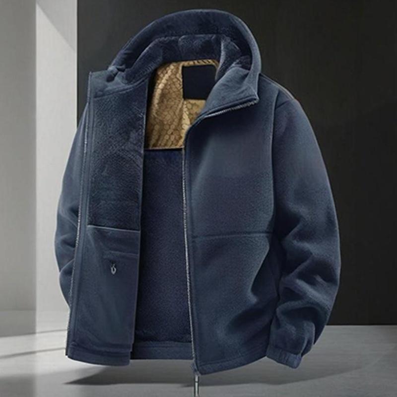 ⏳Liquidation totale⏳Veste décontractée chaude à capuche avec fermeture éclair