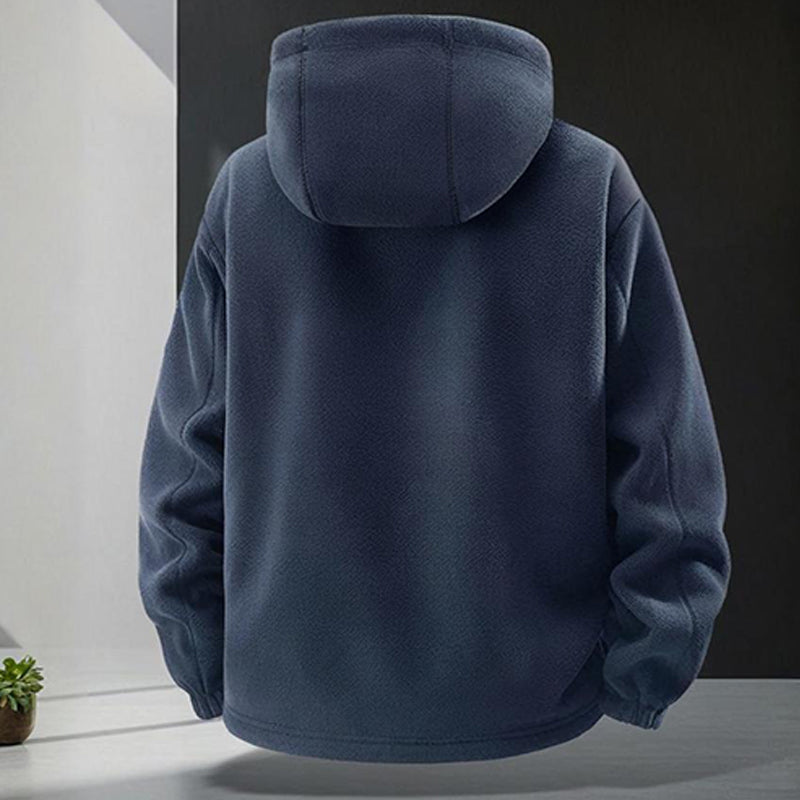 ⏳Liquidation totale⏳Veste décontractée chaude à capuche avec fermeture éclair