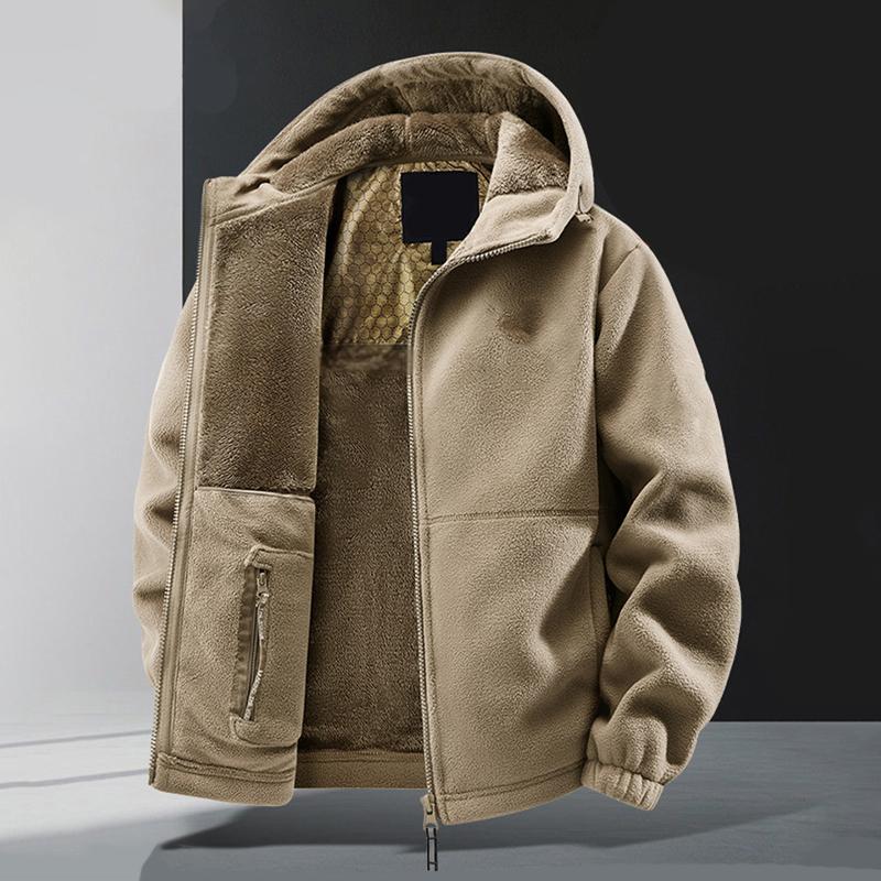 ⏳Liquidation totale⏳Veste décontractée chaude à capuche avec fermeture éclair