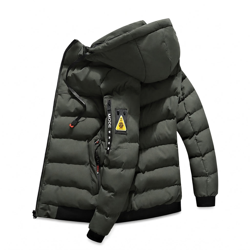 👜 -50 % sur toute la mode femme ! ✨Manteau chaud réversible à capuche pour homme