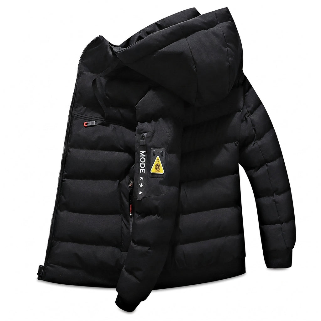 👜 -50 % sur toute la mode femme ! ✨Manteau chaud réversible à capuche pour homme