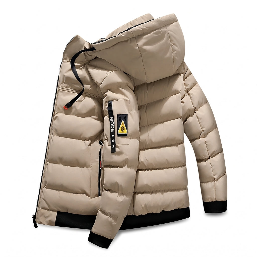 👜 -50 % sur toute la mode femme ! ✨Manteau chaud réversible à capuche pour homme