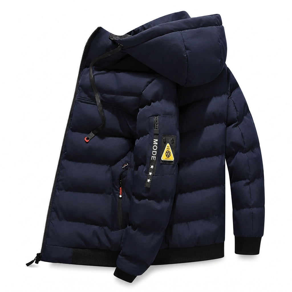 👜 -50 % sur toute la mode femme ! ✨Manteau chaud réversible à capuche pour homme