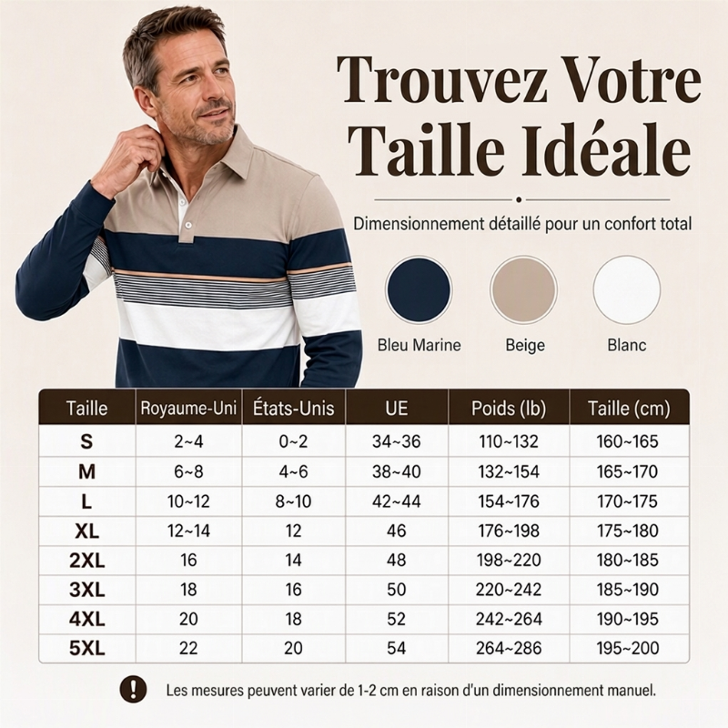 👜 -50 % sur toute la mode femme ! ✨Haut rayé à bloc de couleurs classique pour homme
