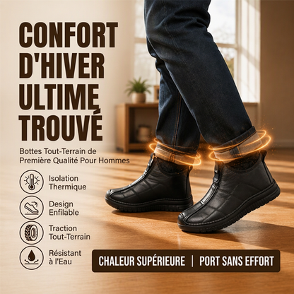 ⏳Liquidation totale⏳Chaussures de marche pour homme, à semelle antidérapante et doublure pelucheuse
