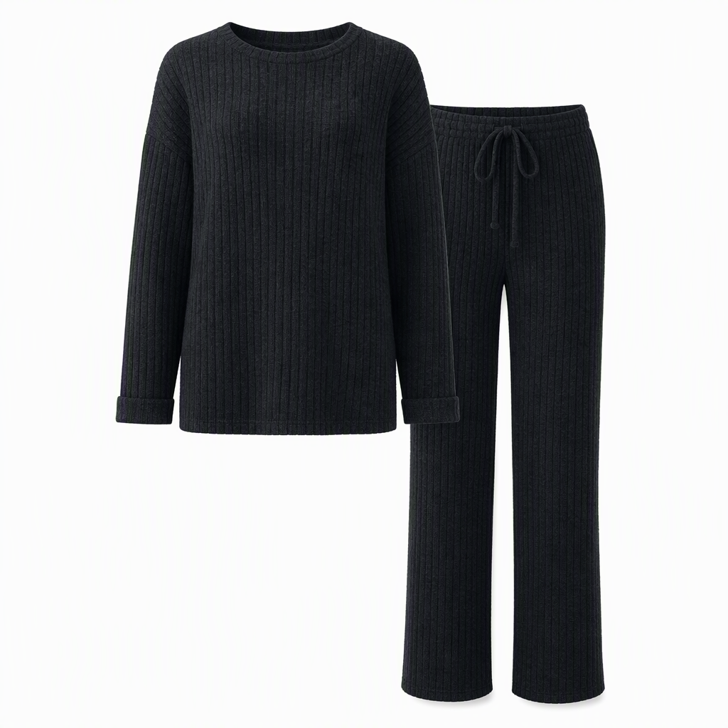 ⏳Liquidation totale⏳Ensemble de détente en maille décontracté pour femme