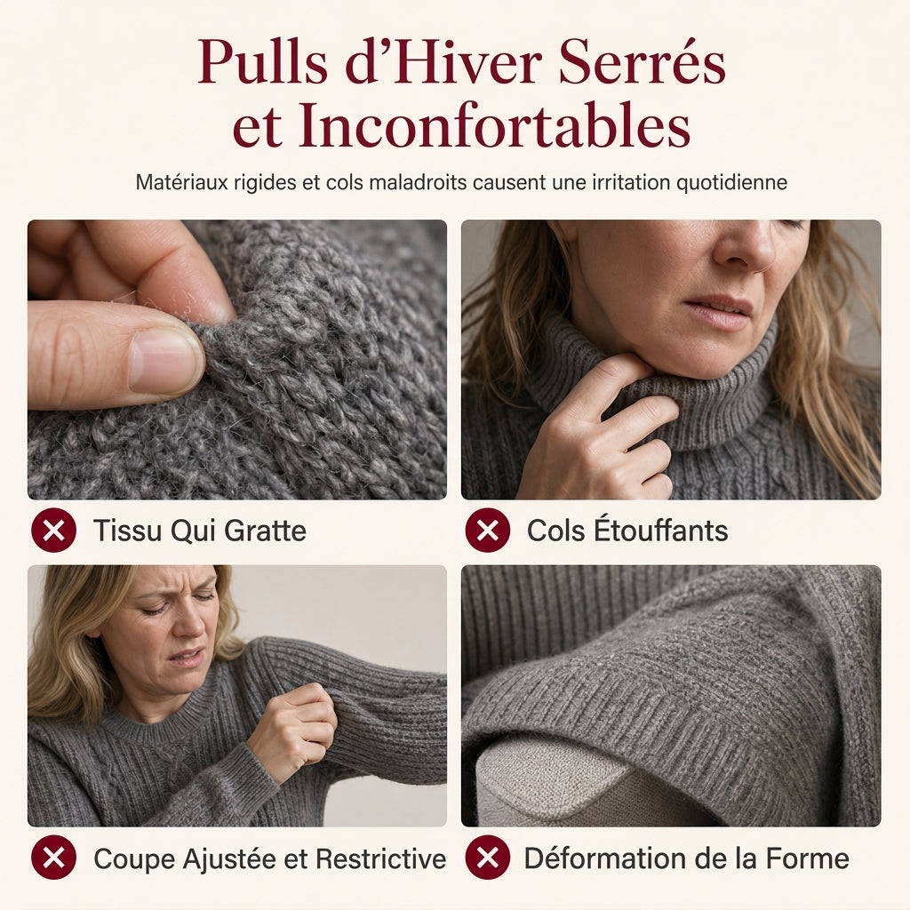 Pull en maille torsadée à col en V pour femme, manches longues, doux et chaud