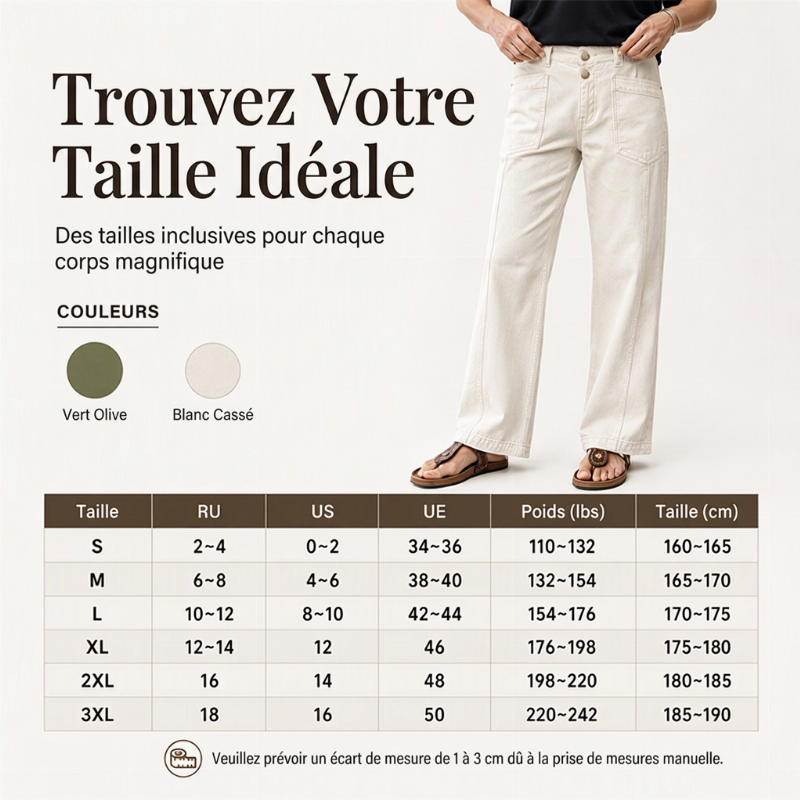 👜 -50 % sur toute la mode femme ! ✨Pantalon décontracté à jambe droite pour femmes