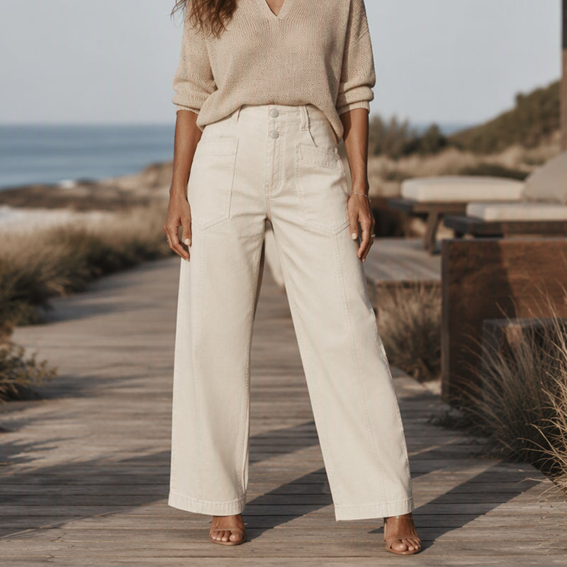 👜 -50 % sur toute la mode femme ! ✨Pantalon décontracté à jambe droite pour femmes