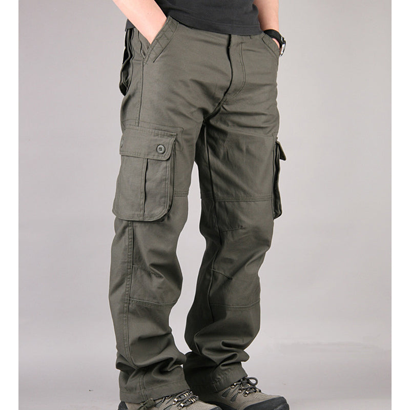 Pantalon cargo coupe décontractée pour homme avec multiples poches