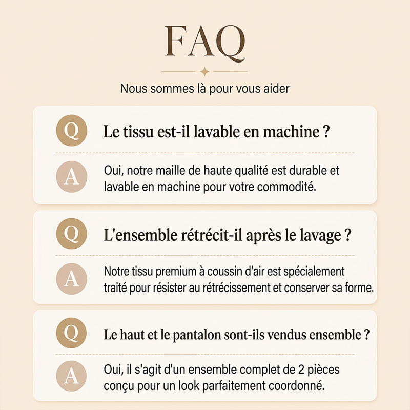 Ensemble sweat à col rond et pantalon de survêtement pour femme