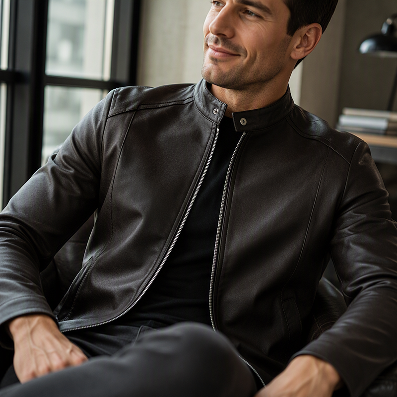 👜 -50 % sur toute la mode femme ! ✨Warm Slim-Fit Biker Jacket