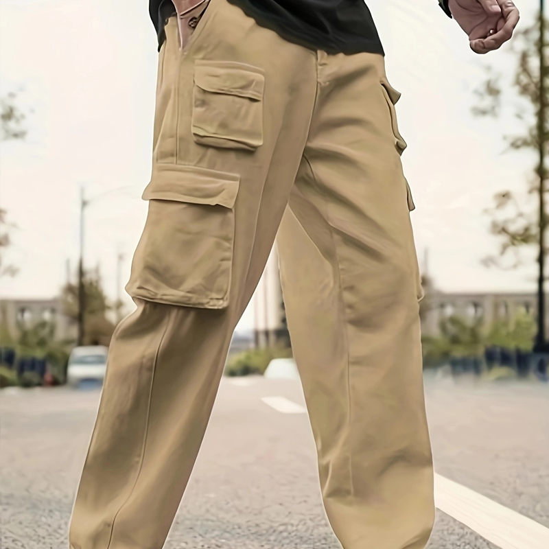 👜 -50 % sur toute la mode femme ! ✨Pantalon cargo droit multi-poches pour homme