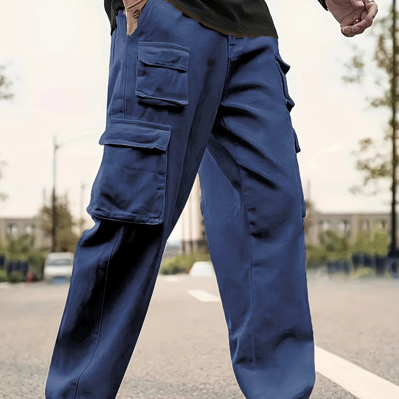 👜 -50 % sur toute la mode femme ! ✨Pantalon cargo droit multi-poches pour homme