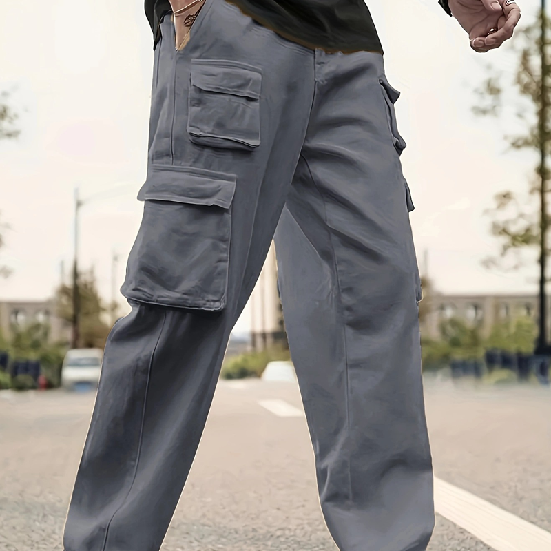 👜 -50 % sur toute la mode femme ! ✨Pantalon cargo droit multi-poches pour homme