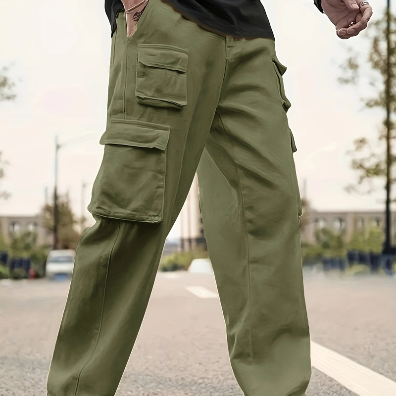 👜 -50 % sur toute la mode femme ! ✨Pantalon cargo droit multi-poches pour homme