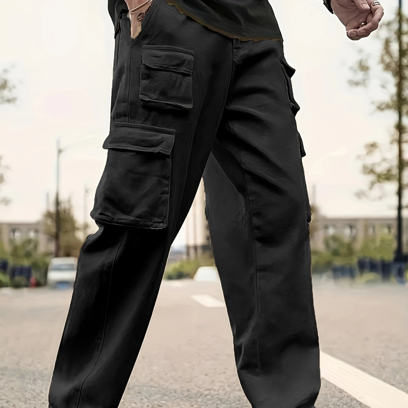 👜 -50 % sur toute la mode femme ! ✨Pantalon cargo droit multi-poches pour homme