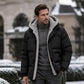 Veste à capuche thermique et coupe-vent d'hiver pour homme