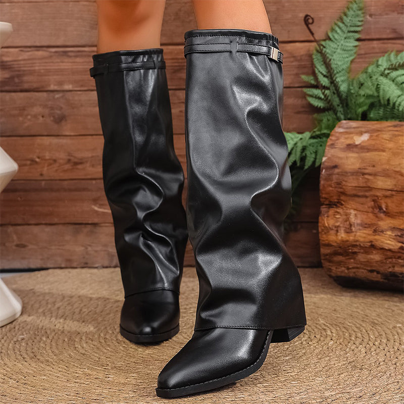⏳Liquidation totale⏳Bottes hautes au genou, chic et décontractées pour femmes