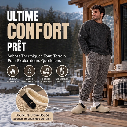 👜 -50 % sur toute la mode femme ! ✨Pantoufles d'hiver chaudes en peluche pour hommes