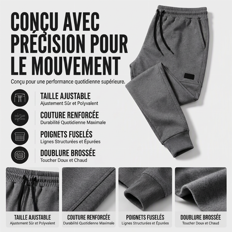 ⏳Liquidation totale⏳Jogging thermique d'hiver confortable pour homme