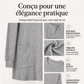 👜 -50 % sur toute la mode femme ! ✨Haut en maille côtelée mi-long confortable pour femme