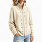 ⏳Liquidation totale⏳Cardigan en tricot à col montant et double boutonnage pour femmes