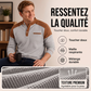 👜 -50 % sur toute la mode femme ! ✨Sweat à col montant en maille gaufrée pour homme