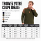 👜 -50 % sur toute la mode femme ! ✨Sweat à col montant en maille gaufrée pour homme