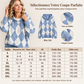 👜 -50 % sur toute la mode femme ! ✨Pull à capuche Argyle décontracté pour femmes