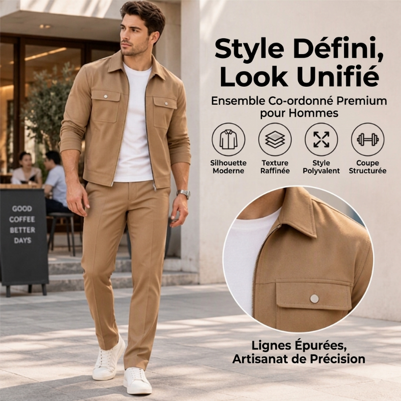 👜 -50 % sur toute la mode femme ! ✨Ensemble veste et pantalon décontractés et stylés pour hommes