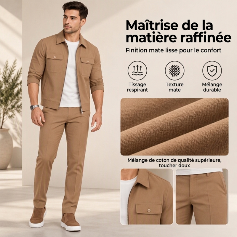 👜 -50 % sur toute la mode femme ! ✨Ensemble veste et pantalon décontractés et stylés pour hommes