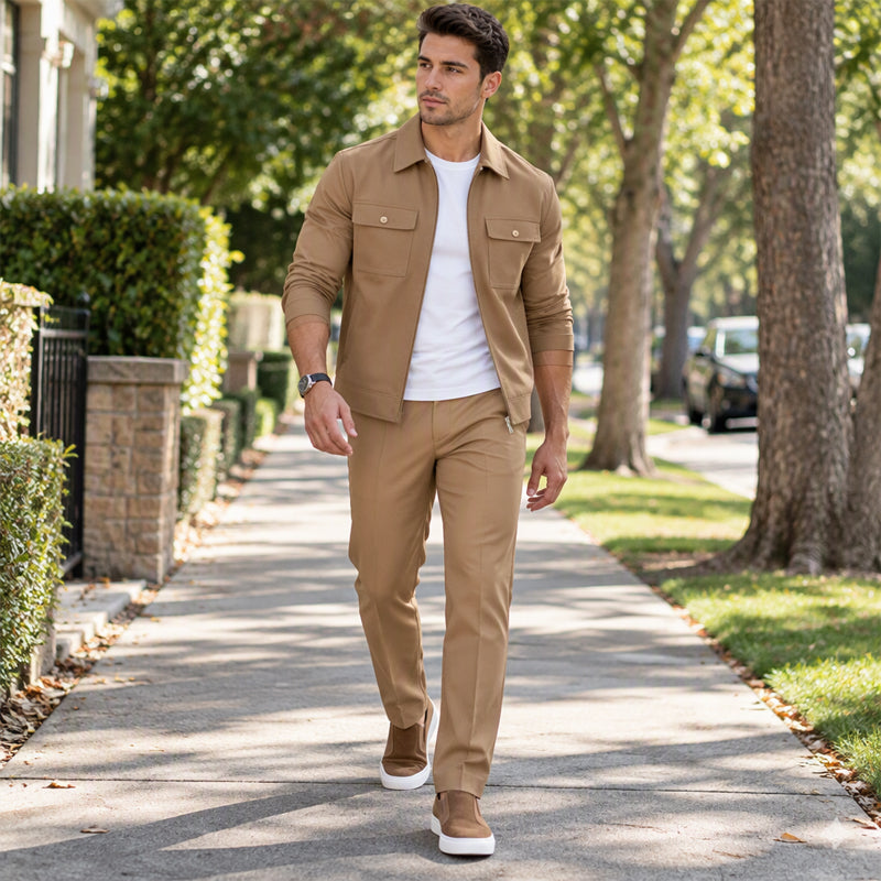👜 -50 % sur toute la mode femme ! ✨Ensemble veste et pantalon décontractés et stylés pour hommes