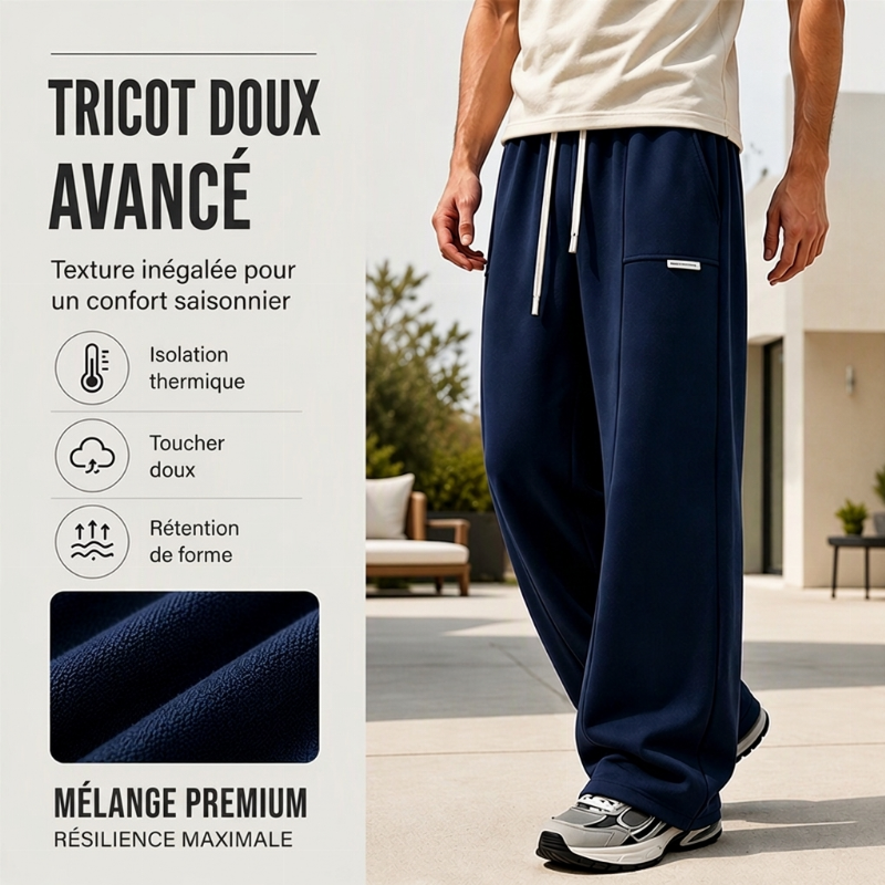 👜 -50 % sur toute la mode femme ! ✨Pantalon de sport ample et décontracté pour homme à jambe large