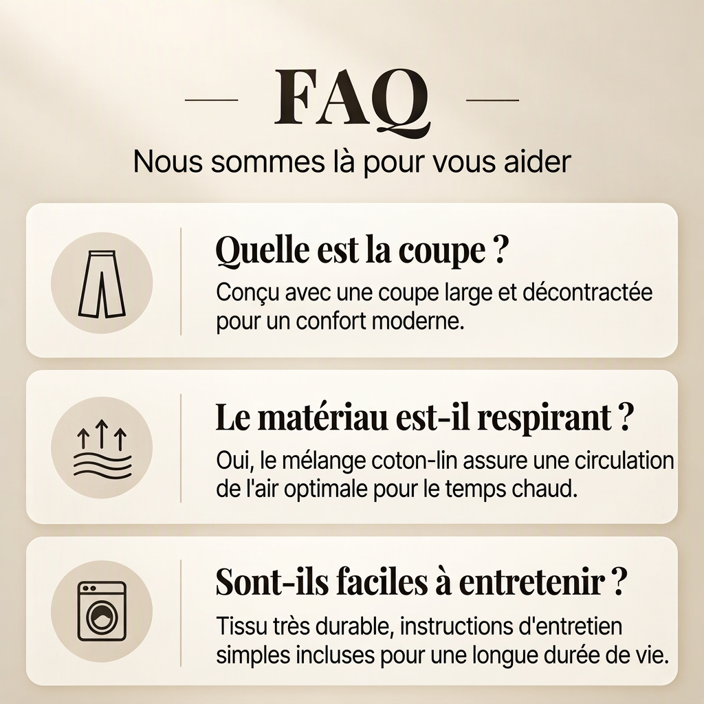 👜 -50 % sur toute la mode femme ! ✨Pantalon décontracté respirant à jambe large pour homme