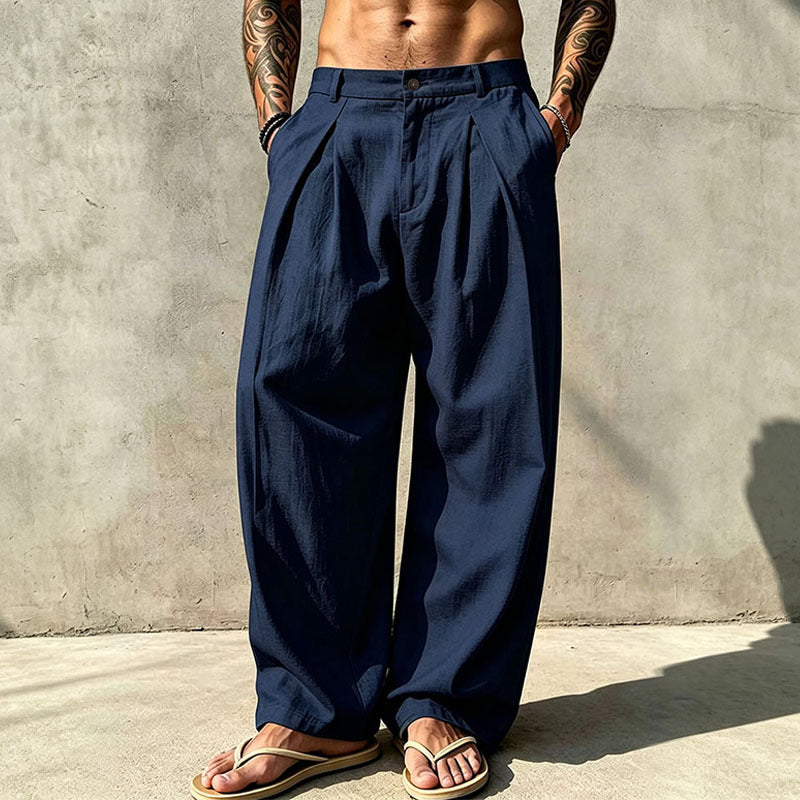 👜 -50 % sur toute la mode femme ! ✨Pantalon décontracté respirant à jambe large pour homme