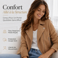 👜 -50 % sur toute la mode femme ! ✨Veste décontractée pour femme, ajustée, avec col rabattu