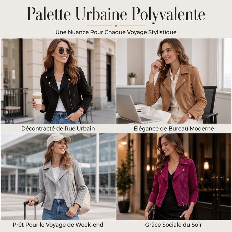 👜 -50 % sur toute la mode femme ! ✨Veste décontractée pour femme, ajustée, avec col rabattu