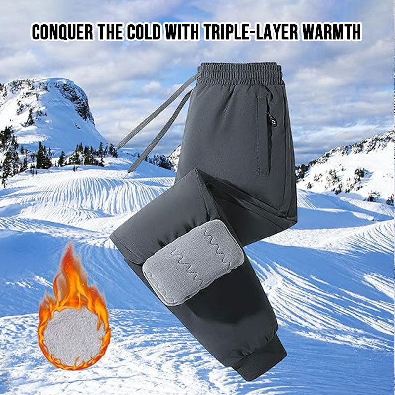 📢📢50% DE RÉDUCTION !!! ✨Pantalon thermique avec genouillères résistant au froid extrême – Restez au chaud pendant les hivers rigoureux