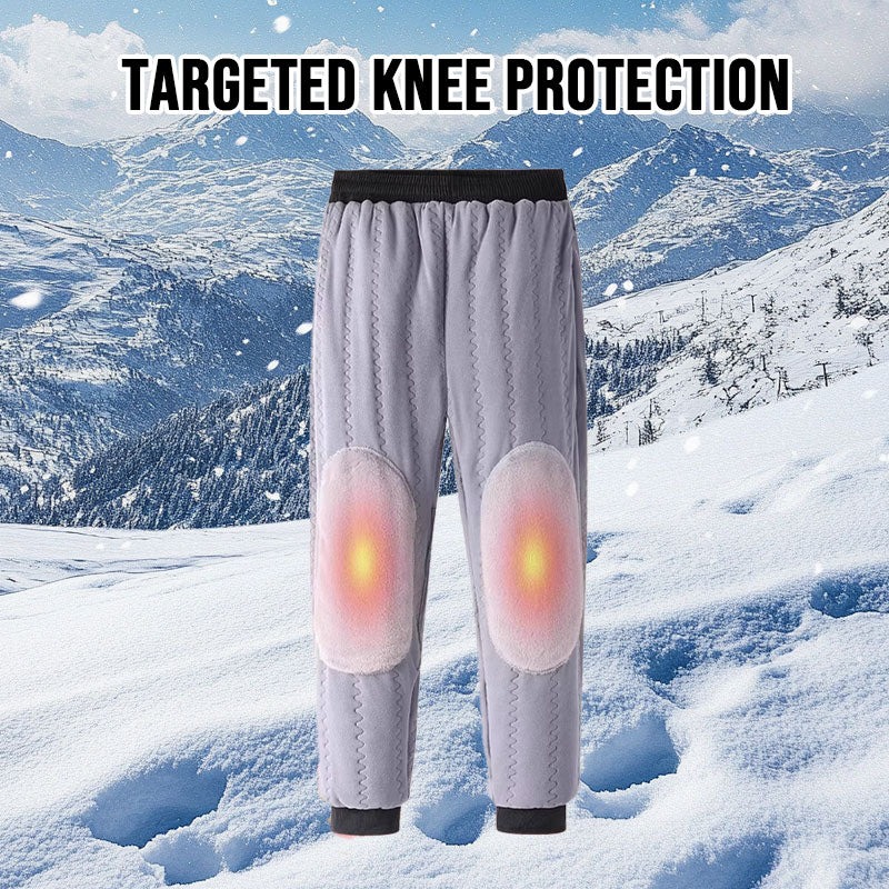 📢📢50% DE RÉDUCTION !!! ✨Pantalon thermique avec genouillères résistant au froid extrême – Restez au chaud pendant les hivers rigoureux