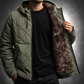 🎁Soldes ! Prix cassés🌍✨Men's Plush-Lined Hooded Winter Jacket