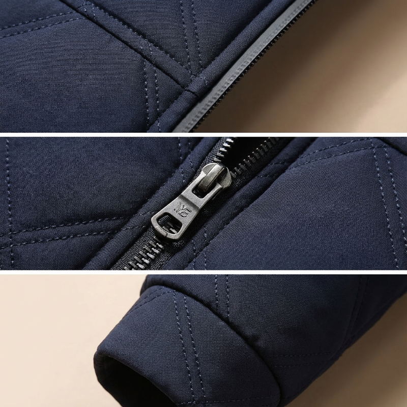 🎁Soldes ! Prix cassés🌍✨Men's Plush-Lined Hooded Winter Jacket