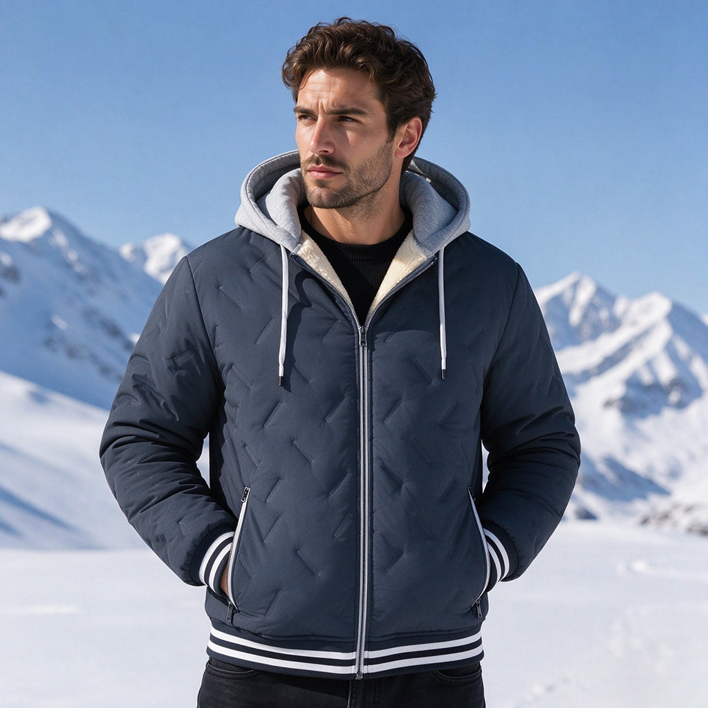 ⏳Liquidation totale⏳Veste à capuche chaude d'hiver pour hommes