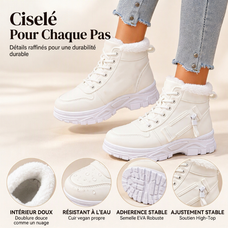 👜 -50 % sur toute la mode femme ! ✨Bottines d'hiver chaudes pour femmes, doublure en peluche