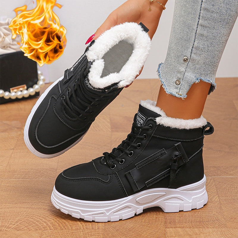 👜 -50 % sur toute la mode femme ! ✨Bottines d'hiver chaudes pour femmes, doublure en peluche