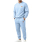⏳Liquidation totale⏳Ensemble de sport décontracté pour hommes en jacquard texturé