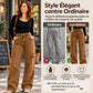 👜 -50 % sur toute la mode femme ! ✨Pantalon cargo en denim stretch taille haute pour femme