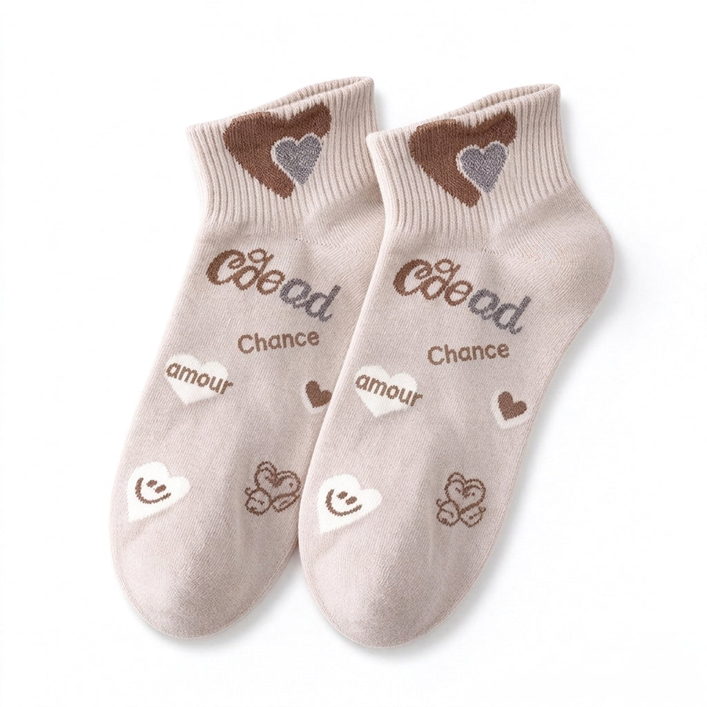 Chaussettes courtes élégantes pour femmes, fines, respirantes et antidérapantes