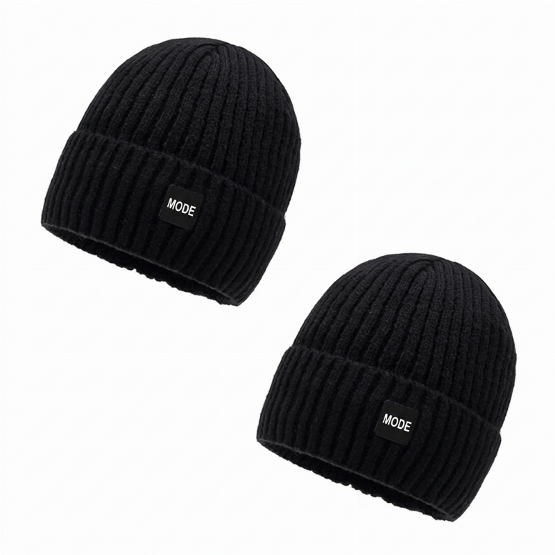 ⏳Liquidation totale⏳Bonnet chaud en maille slouchy pour homme